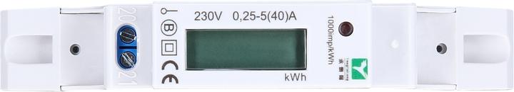 Immagine prodotto KS Tools Contatore di corrente efuturo per guida DIN tarato MID, monofase, 3,7 o 7,4 kW.