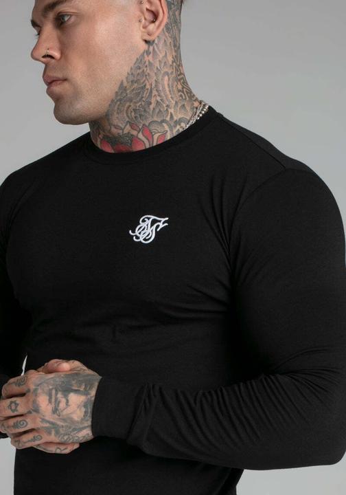 Actual product image Siksilk Sweatshirts Black Essential Sweatshirt (L)