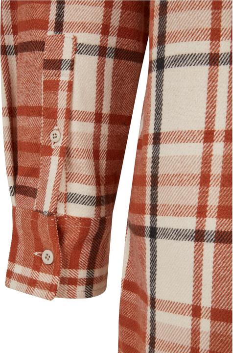 Actual product image Urban Classics Long Oversized Checked Leaves Shirt - 19487 (M)
