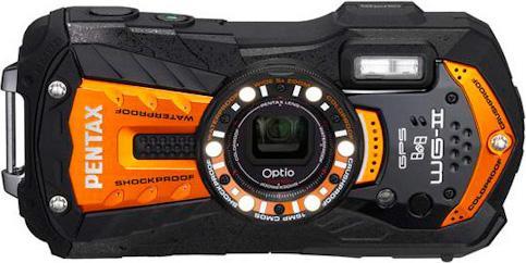 Actual product image Pentax Optio WG-2 GPS, 14MP, 5x WW-Zoom, Waterproof, Orange