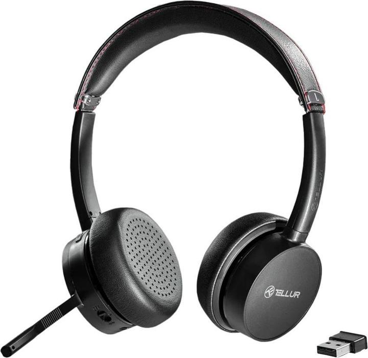Produktbild Tellur Voice Pro Wireless Call center headset black (Kabellos, USB-C)