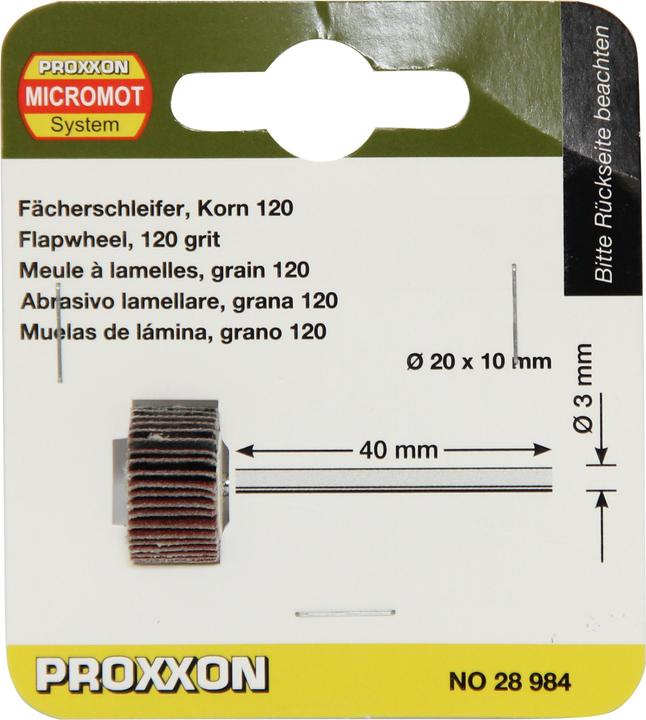 Produktbild Proxxon Fächerschleifer K120 20.0 mm (120)
