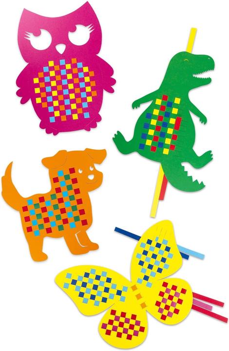Produktbild Ursus Bastelpapier Flechtpapier A4, 27 Stück, Mehrfarbig (300 g/m², 27 x)