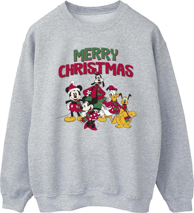 Disney Mickey Mouse Merry Christmas Characters Sweatshirt