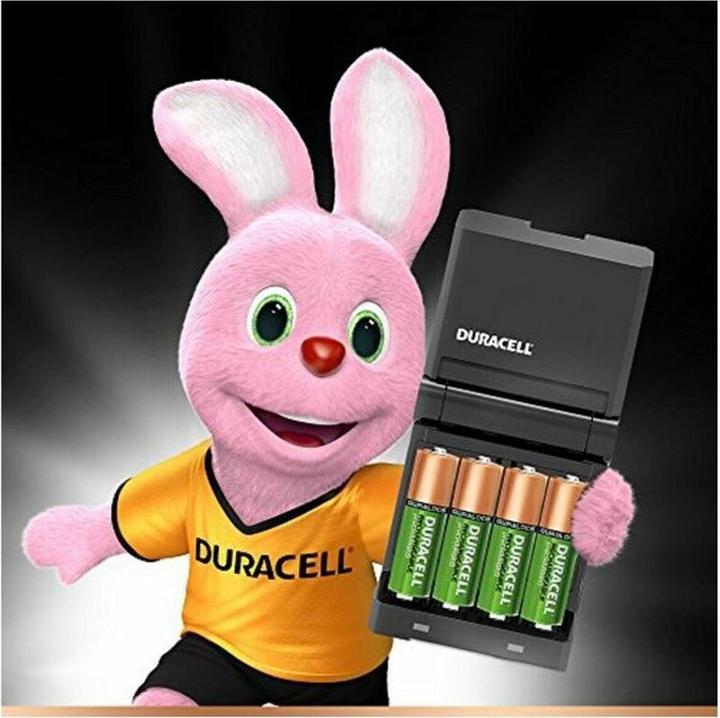 Actual product image Duracell Charger for CEF27 + batteries, 4 pcs. (4 pcs., AA, AAA, 1300 mAh, Rechargeable battery)