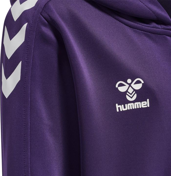 Actual product image hummel Core Xk Poly Zip Hood Sweat Kids (152)