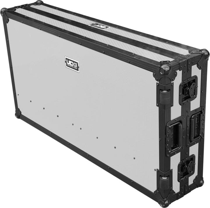Image du produit UDG Ultimate Flight Case Portable Z-Style Dj Table White Plus (Wheels)