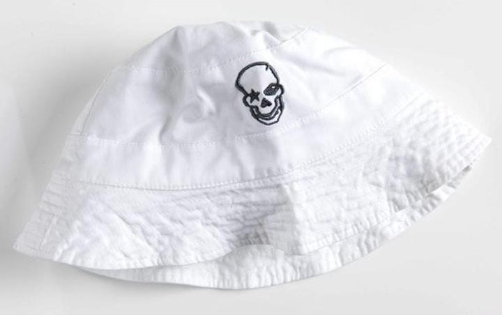 Rock Star Baby Hut Skull - Weiss - Babymützen & Babyhüte