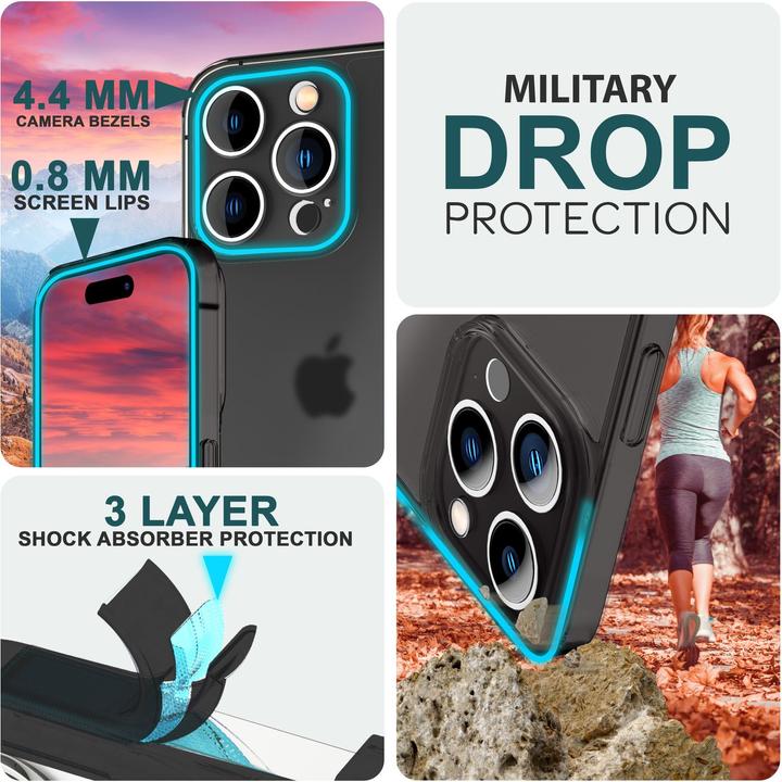 Produktbild Nalia Extrem Dünnes 0,3mm Mattes Hardcase (Apple iPhone 15 Pro Max)