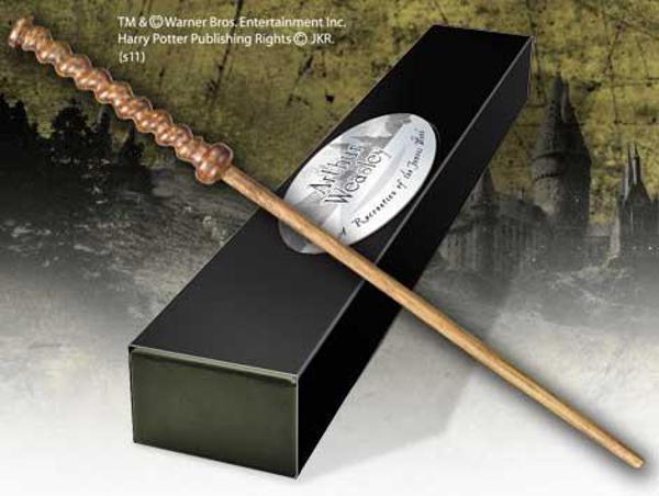 Actual product image Noble Collection Harry Potter Wand Arthur Weasley (Character Edition)