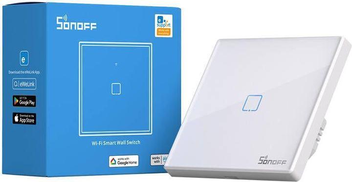 Produktbild Sonoff Smart Switch WiFi + RF 433 T2 EU TX (1-channel) updated
