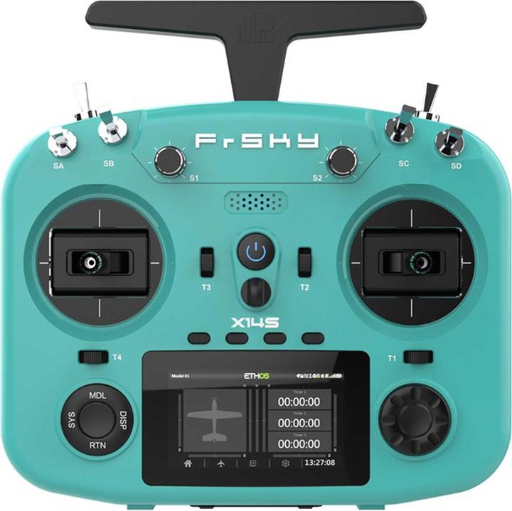 FrSky TWIN X14S transmitter 2.4Ghz Verdigris Green without battery, without stand holder, without