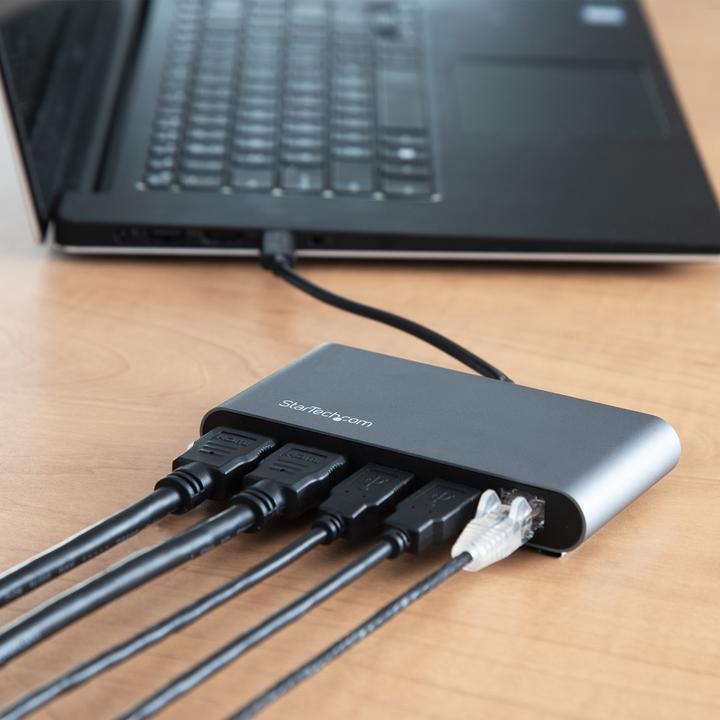 Actual product image StarTech TB3DKM2HD (USB-C, 1 Ports)