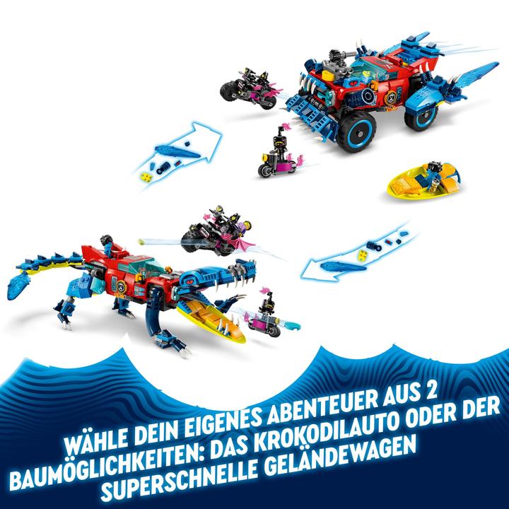 Actual product image LEGO Crocodile car (71458, LEGO Dreamzzz)