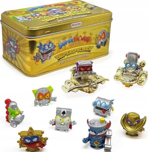 Magic Box Super Zings Things Boîte en or avec 9 figurines série 3