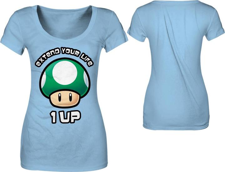 Actual product image Bioworld Merchandising Super Mario Bros Girlie Extend Your Life (S)