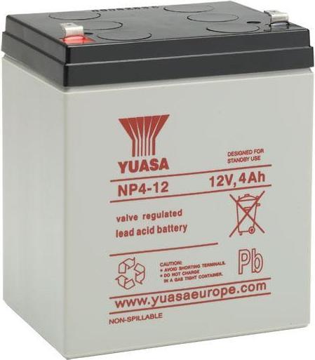Immagine prodotto Yuasa Batteria UPS NP4-12 12V 4Ah (12 V, 4 Ah)