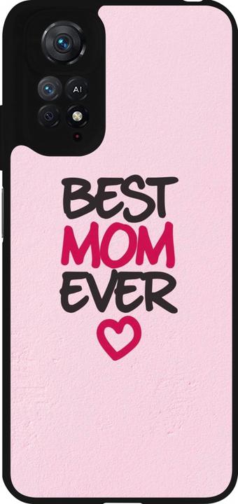 Image du produit PhoneLook Coque Silicone rigide noir Mom 2023 best Mom ever pink (Xiaomi Redmi Note 11, Oppo A11s)
