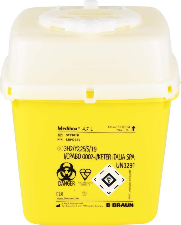 Actual product image Medibox Kanülensammler 4.7l