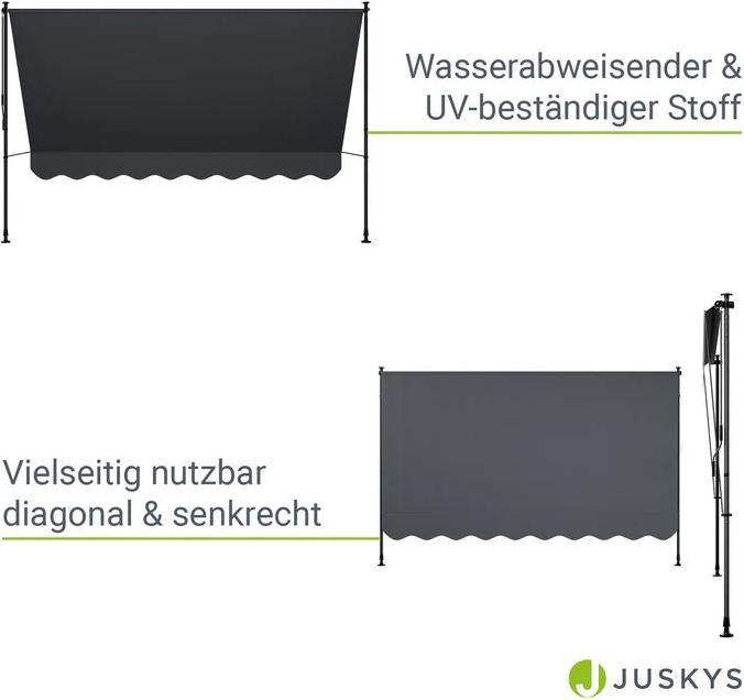 Image du produit Juskys Klemmmarkise Kapstadt (3 m)