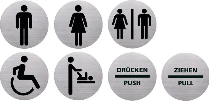 Produktbild Helit Wand-/Tür-Piktogramm the badge
