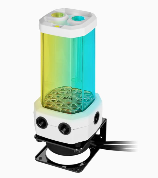 Actual product image Corsair Hydro X Series XD5 RGB D5 Pump Reservoir White