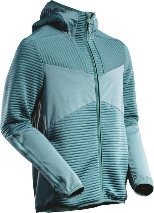 Image du produit Mascot Pull polaire à capuche avec fermeture éclair, vert forêt clair, taille XL (XL)