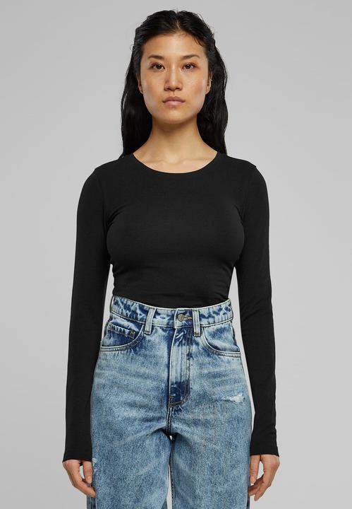Produktbild Urban Classics Ladies Stretch Jersey Longsleeve Body - 126789 (XXL)
