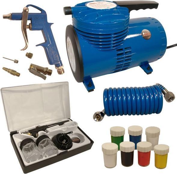 Actual product image IHP Mauk AirBrush Compressor Set oil-free (3.10 bar, 64 l)