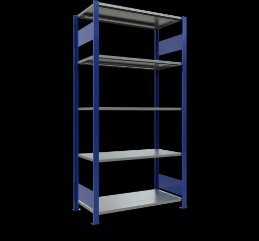 Immagine prodotto Schulte Lagertechnik Sistema di scaffalature di base senza viti MULTIplus150 con ripiani di lunghezza