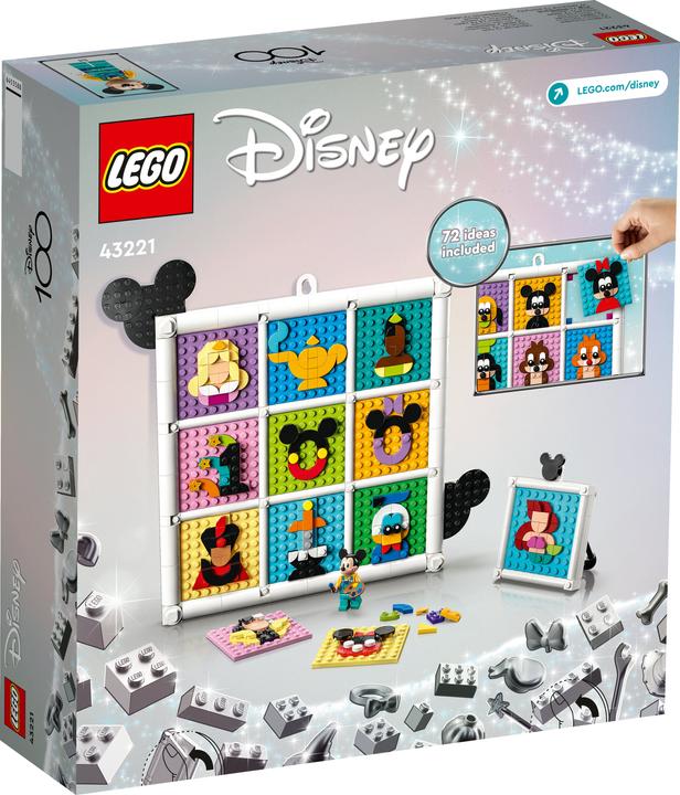 Actual product image LEGO 100 years of Disney cartoon icons (43221, LEGO Disney)