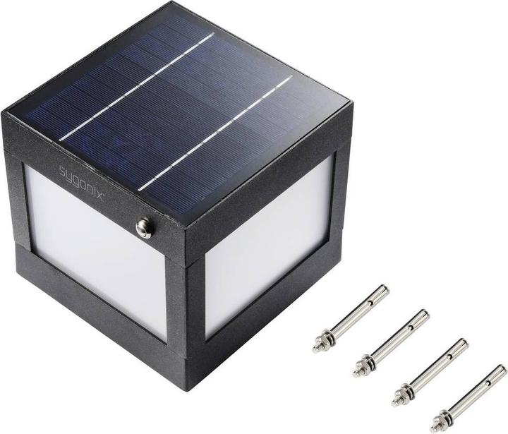 Actual product image Sygonix SY-5593808 Solar Garden Light 3W Natural White Black (120 lm, IP44)