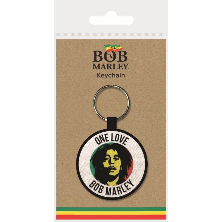 Actual product image Bob Marley One Love Keychain