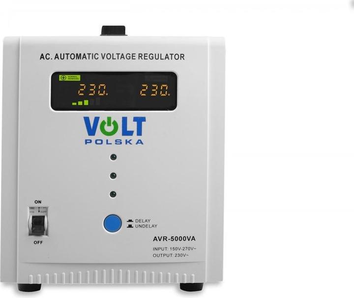 Volt Polska SPANNUNGSSTABILISATOR AVR 5000VA 8-11% (5000 VA, 5000 W)