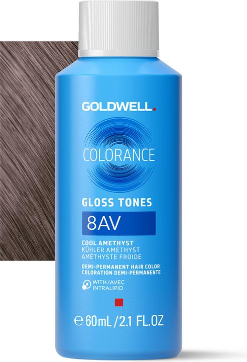 Actual product image Goldwell Colorance gloss shades (8AV - Amethyst radiator, 10BC - Oat milk)