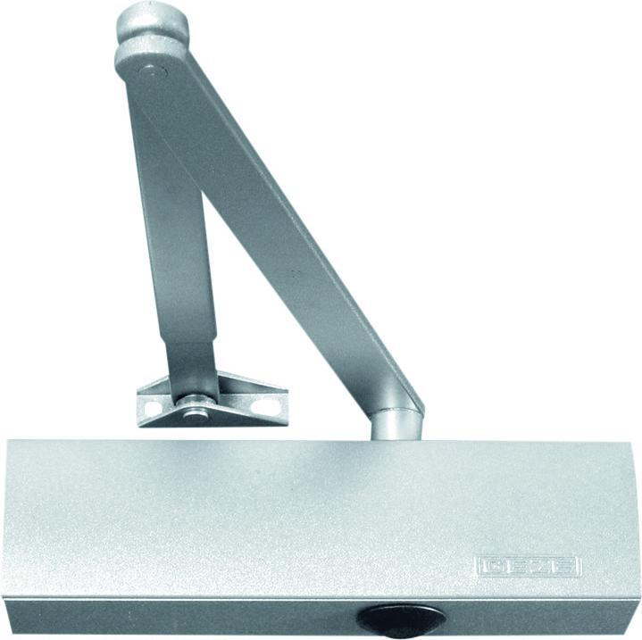 Image du produit Geze Ferme-porte TS 2000 V couleur argen (Porte de chambre, Porte d'entrée, Porte en bois, Porte-fenêtre, Intérieur, Extérieur)
