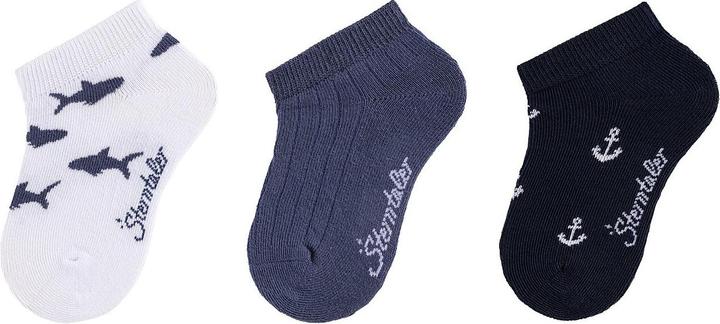 Produktbild Sterntaler Sneaker Söckchen 3er-Pack Haie (3er Pack, 23 - 26)