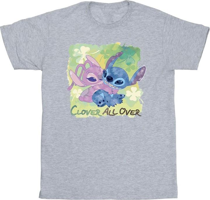 Produktbild Disney Lilo And Stitch St Patrick's Day Clover TShirt (S)
