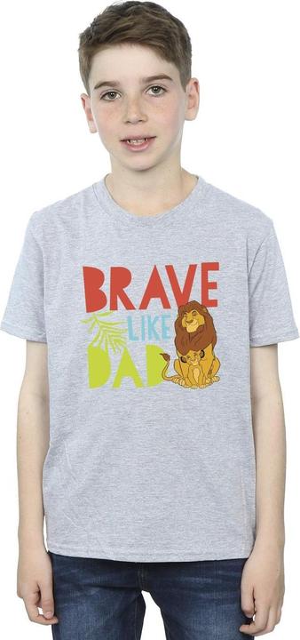 Image du produit Disney - T-shirt THE LION KING BRAVE LIKE DAD - Garçon (152, 158)