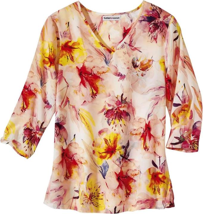 Actual product image Atlas For Women Womens/Ladies Floral Crepe Blouse (W38/L40)