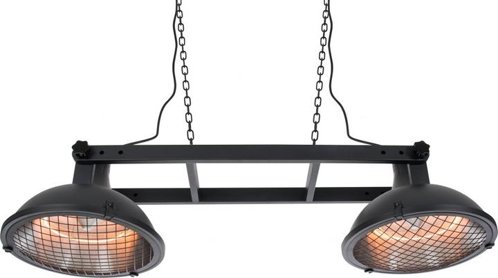Produktbild Sunred Heizstrahler IND-3000H, Indus II Bright Hanging Infrared, 3000 W, Juodas, IP44 (3000 W)