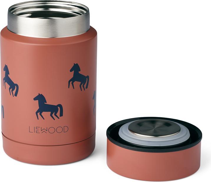 Produktbild Liewood Thermobecher Nadja Horses Dark 250 ml (0.25 l)