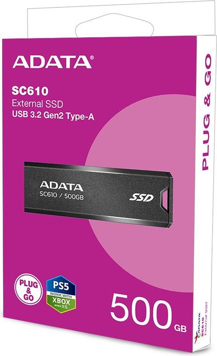 Actual product image Adata SC610 (500 GB, USB-A)