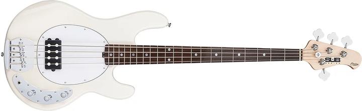 Actual product image Bass Guitar, S.U.B., StingRay RAY4, Vintage Cream (Electric bass, Basswood, Mahogany, Jatoba)