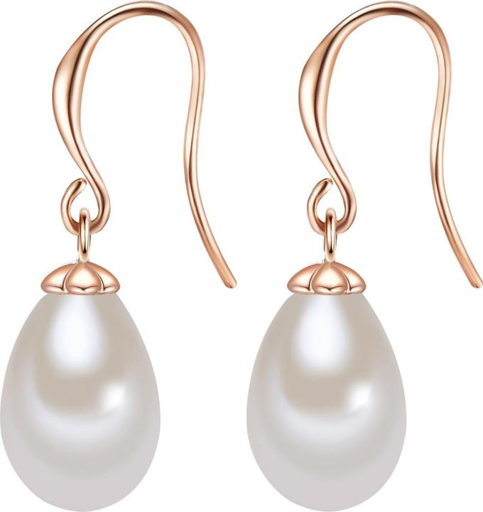 Actual product image Lulu & Jane Ladies Metal Alloy Shell Core Pearl Rose Gold - 29465 (Metal alloy)