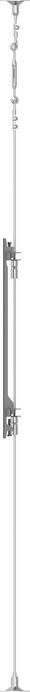 Produktbild Multibrackets Decken/Boden Halter, 1 x 40" - 65", VESA 100-
