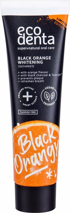 Ecodenta Toothpaste Black Orange Whitening Zubni Pasta Pro Dokonale Bile Zuby S Pomerancovou Prichuti (100 ml)