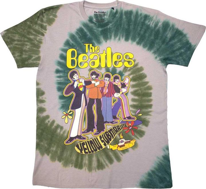 The Beatles Yellow Submarine Band In Line TShirt