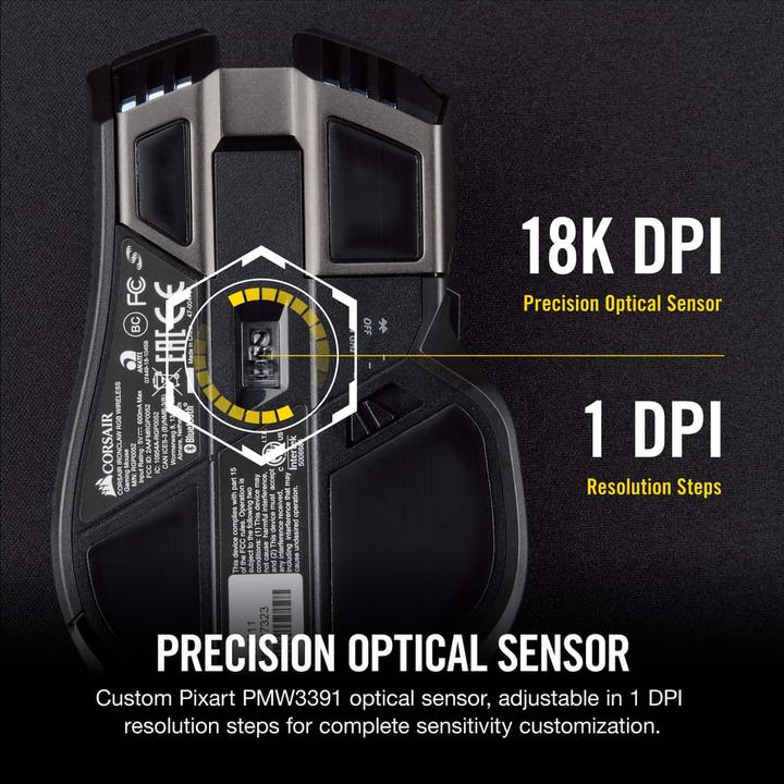 Actual product image Corsair Ironclaw (Wireless)