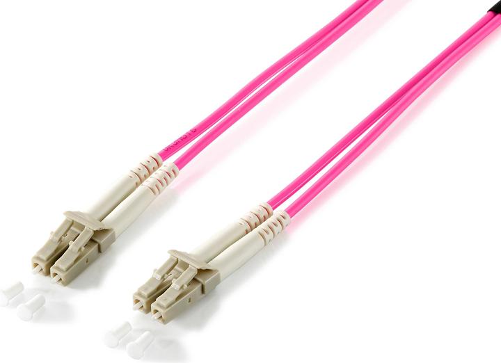 Immagine prodotto equip Cavo patch in fibra ottica LC->LC multimodale duplex OM4 vio (CAT7, 3 m)